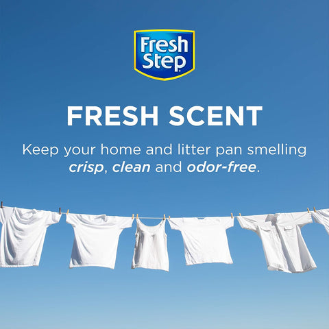 Fresh Step Cat Litter Crystals Deodorizer, Fresh Scent, 15 Oz