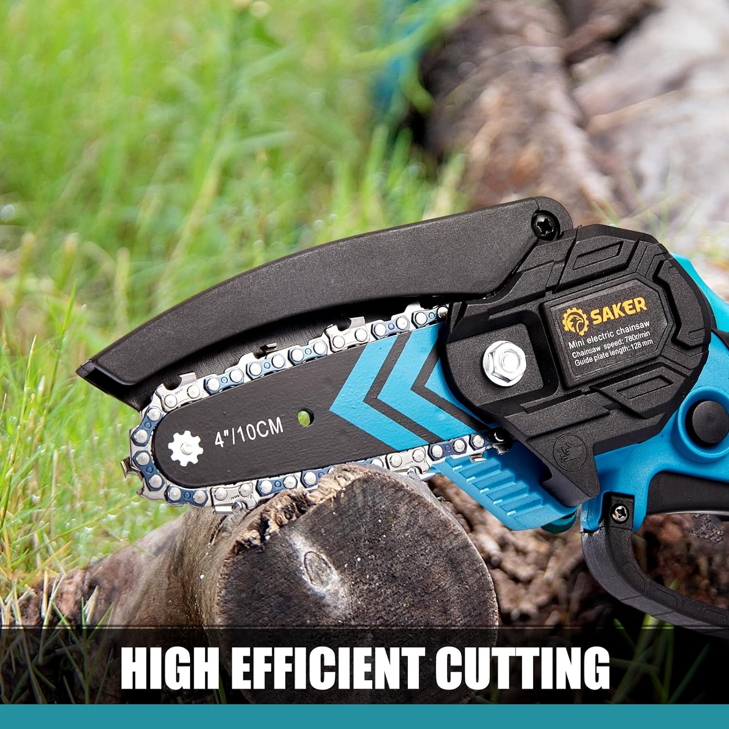 Saker Mini Chainsaw Cordless,Portable Electric Chainsaws with 2 Batteries