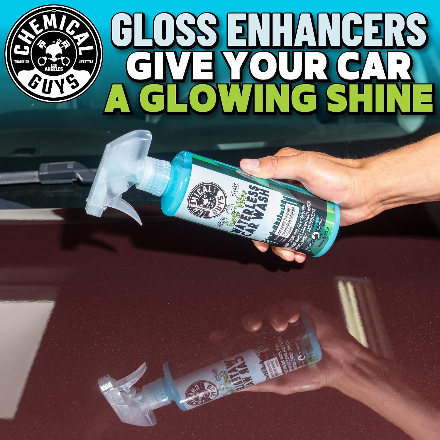 Chemical Guys, Swift Wipe Waterless Car Wash Spray, High Lubrication, 16 oz