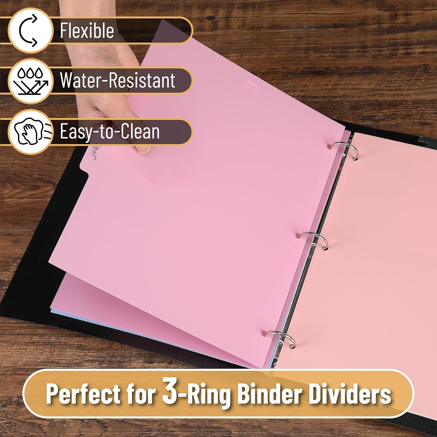 Mr. Pen- Dividers for 3 Ring Binder, 2 Sets, 6 Pack/Set, 12 pcs