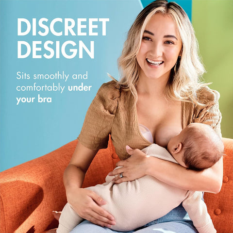 Boon Trove Silicone Manual Breast Pump - Discreet Milk Collector - 2 Count
