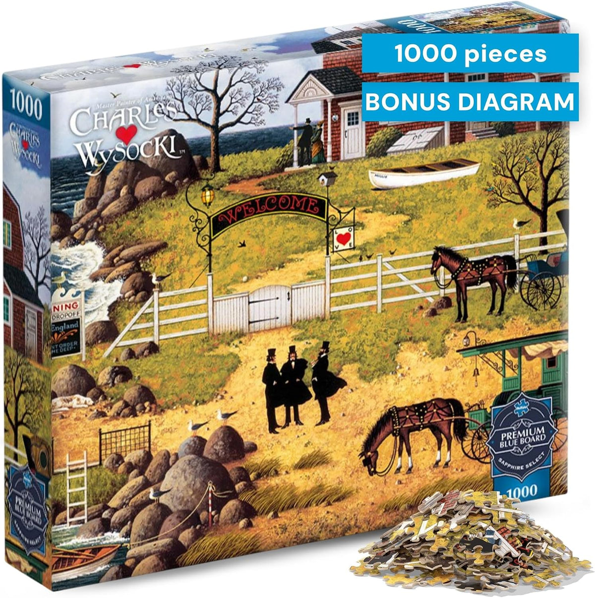 Buffalo Games - Charles Wysocki Formulating the Plan - 1000 Piece Puzzle