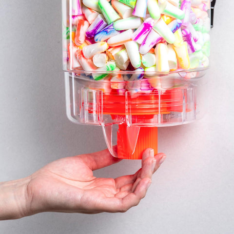 Moldex SPARKPLUGS PLUGSTATION EARPLUG DISPENSER, CORDLESS, 33NRR, ASST, 500 PAIRS