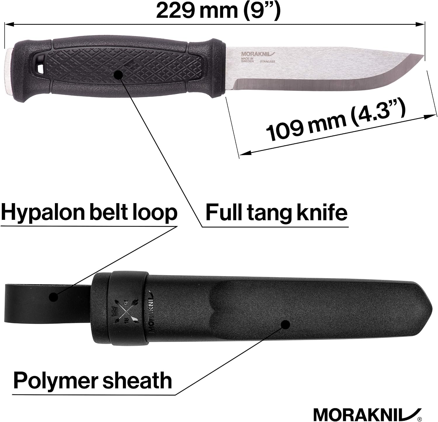 Morakniv Garberg Survival (S) Stainless Steel