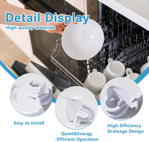 OEM 00611322 Dishwasher Drain Pump Cover Replacement Compatible with Bosch, Replaces 611322 00628305 628305 1559807 AP4355303 PS8727344 EAP8727344