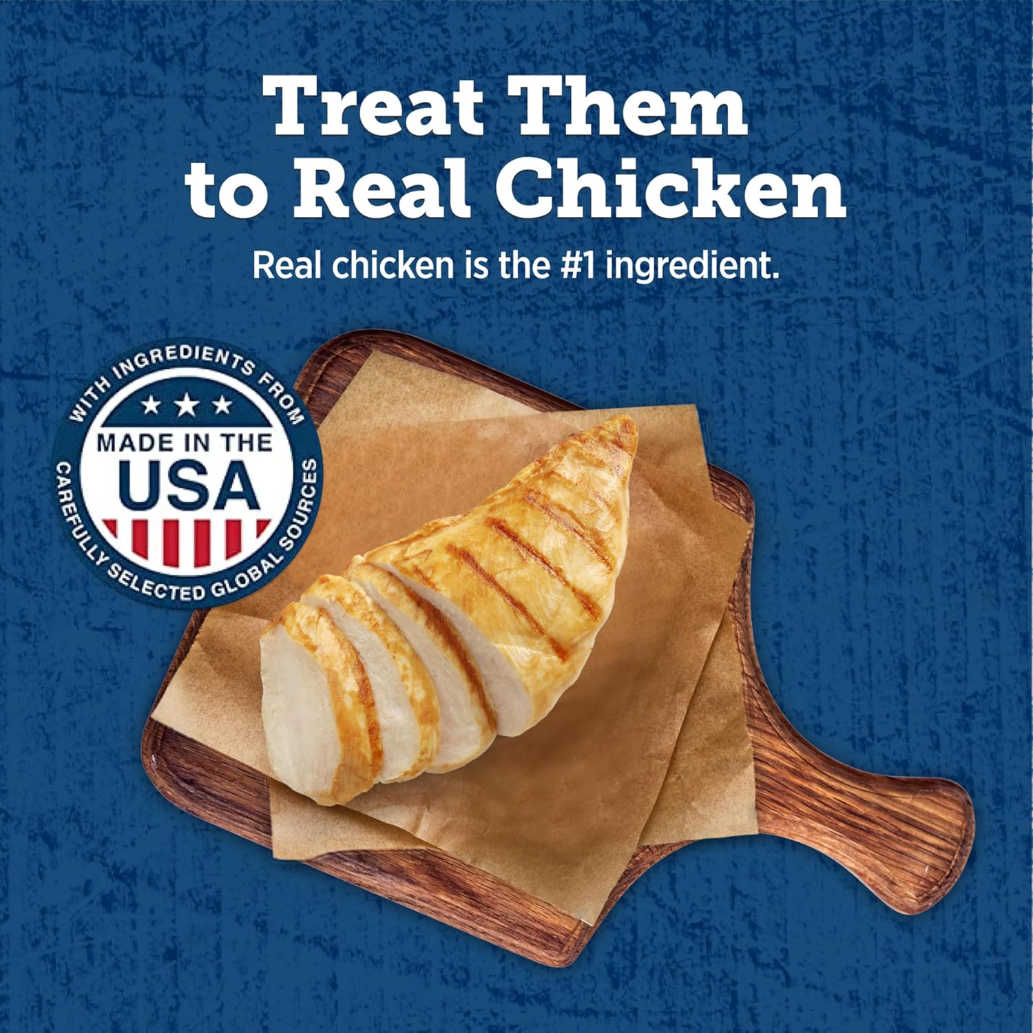 Blue Buffalo True Chews Premium Jerky Cuts Chicken Dog Treats, 4 oz