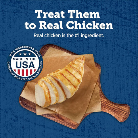 Blue Buffalo True Chews Premium Jerky Cuts Chicken Dog Treats, 4 oz