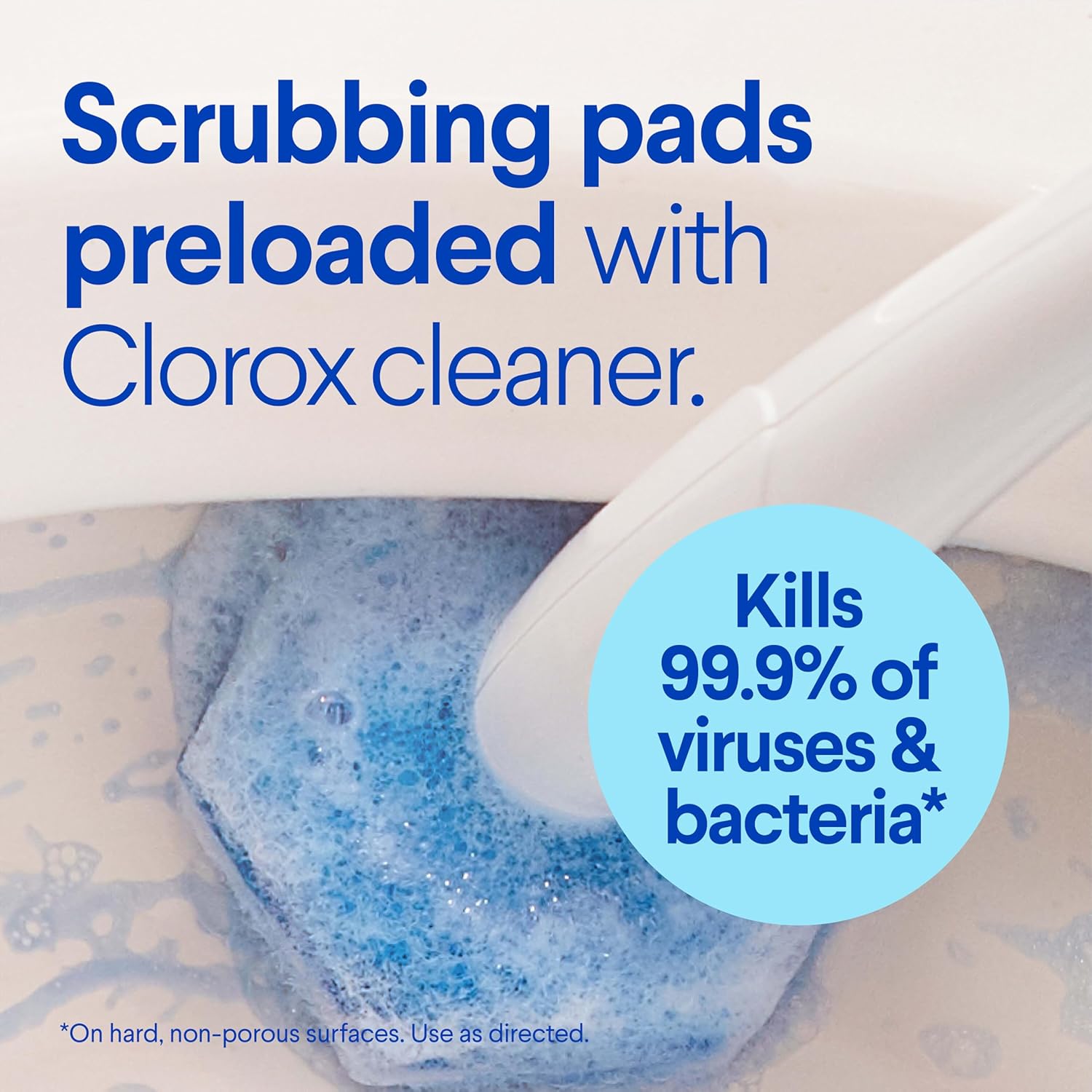 Clorox ToiletWand Toilet Cleaner Refills, Toilet brush, Original, 20 Count