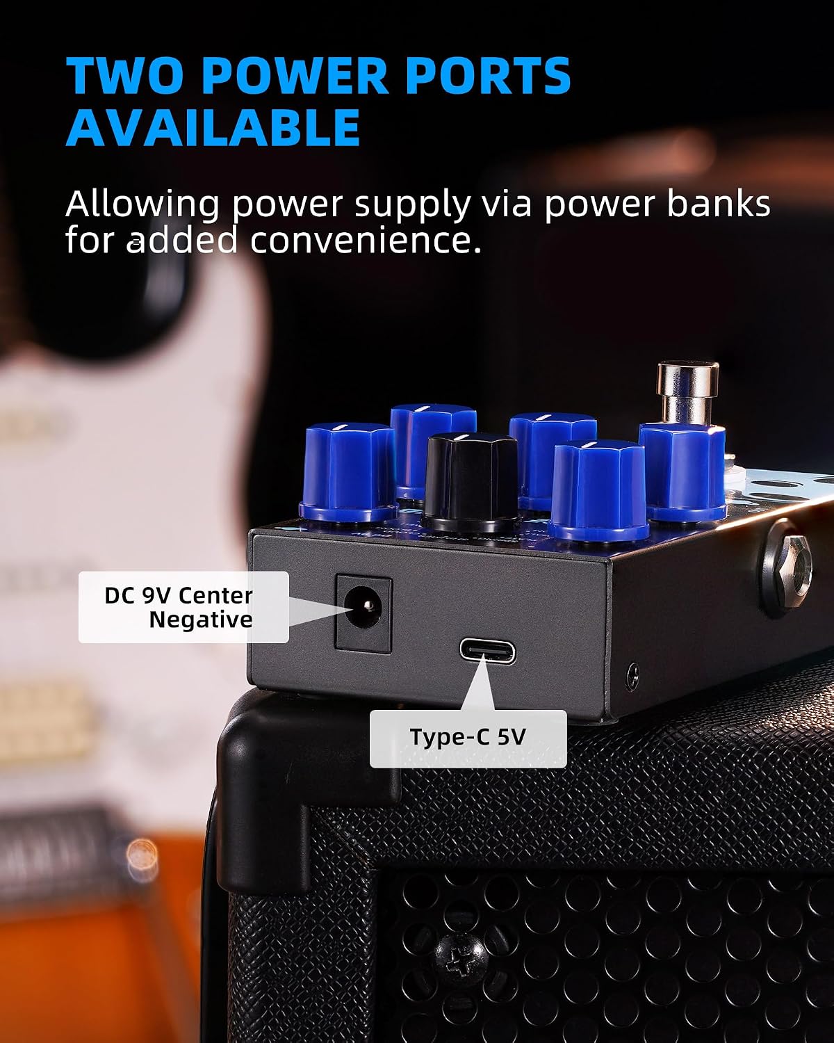 LEKATO Reverb Digital Guitar Effect Pedal, Reverb Innovation Unique Sound 9 Effects Universe Pedals with Bypass Pure Digital for Electric Guitar (EP-03)