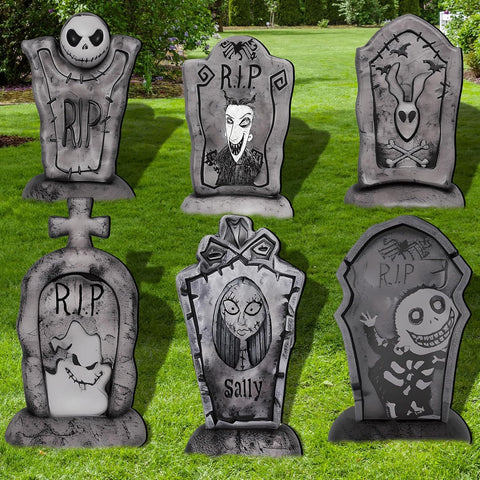 17Inch Halloween Yard Signs Tombstones Decorations Outdoor Graveyard