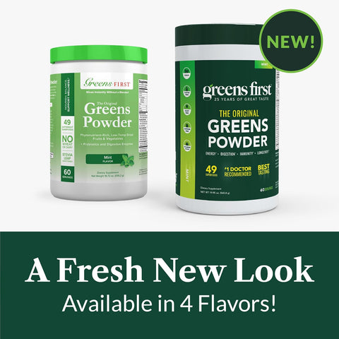 Greens First Original Greens Powder, Mint, 60 Servings