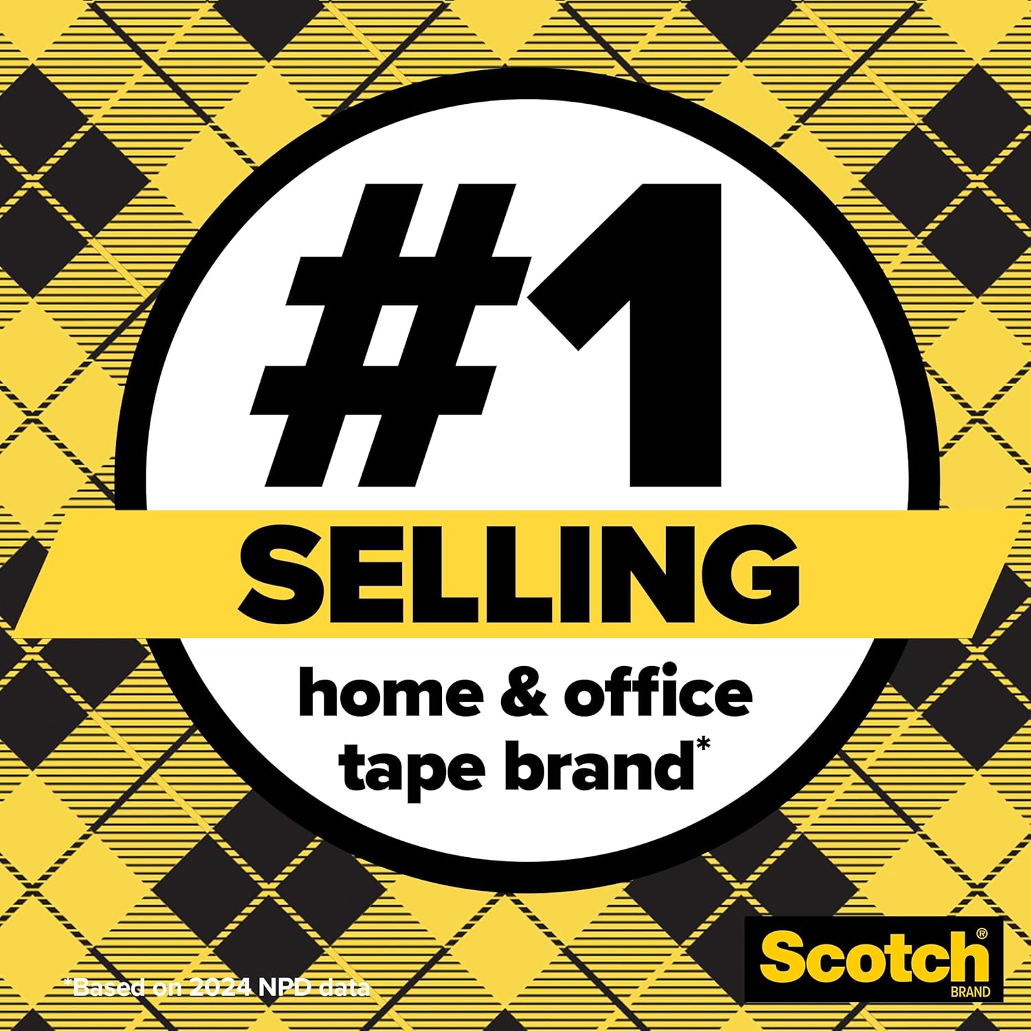 Scotch Double-Sided Tape, 1/2 in x 250 in (12.7 mm x 6.35 m), 3 Pack