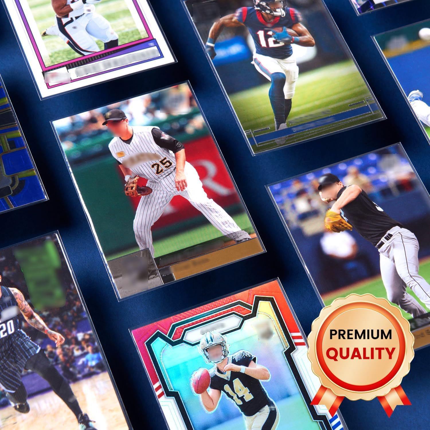 600ct Clear Card Sleeves for Trading Cards, Baseball Sports Soft Sleeves