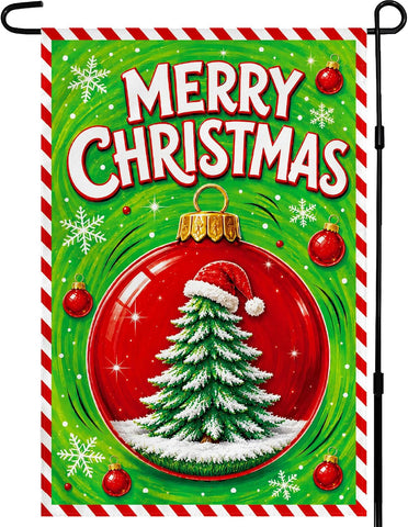 Christmas Decorations Outdoor - Merry Christmas Ornament Garden Flag