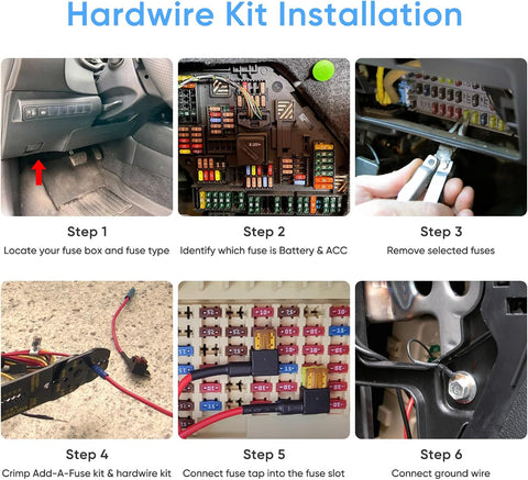 VIOFO HK4 Hardwire Kit with 8pcs Full Set Circuit Fuse Tap, Type-C Port, for A329 series/A229 series/A119Mini2/A139Pro/WM1/T130 Dash Cam