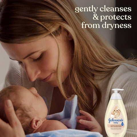 Johnson's Skin Nourishing Baby Wash, Vanilla & Oat, 20.3 fl. oz