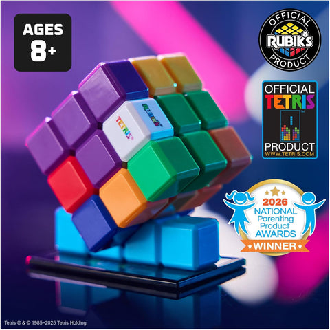 Rubik's Cube Tetris Edition 3x3 Cube Shapeshifting Puzzle Game Brain Teaser