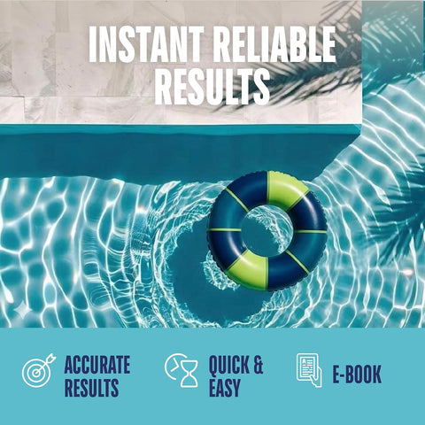 JNW Direct Pool Test Strips for Pools and Spas - 7 in 1 Water Test 100 Pack