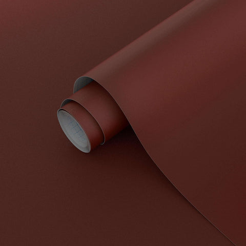 Dimoon 78.7"x17.7" Peel and Stick Wallpaper Dark Red Contact Paper Environmentally Friendly Materials Thickening Upgrade Embossed Renter Friendly Wall Paper Modern Vinyl Wrap for Countertop Bedroom
