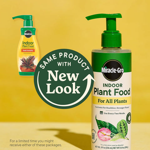 Miracle-Gro Indoor Plant Food for All Plants, 8 fl. oz. (2-Pack)