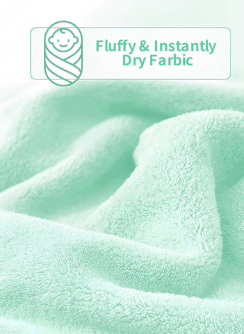 Hooded Baby Towel - Premium Soft Bath Towel for Baby, Newborn,Infant - Ultra Absorbent,Natural Baby Stuff Towel, Soft Coral Velvet Coral Fleece Bath Towel for Boys and Girls (Green Elephant)