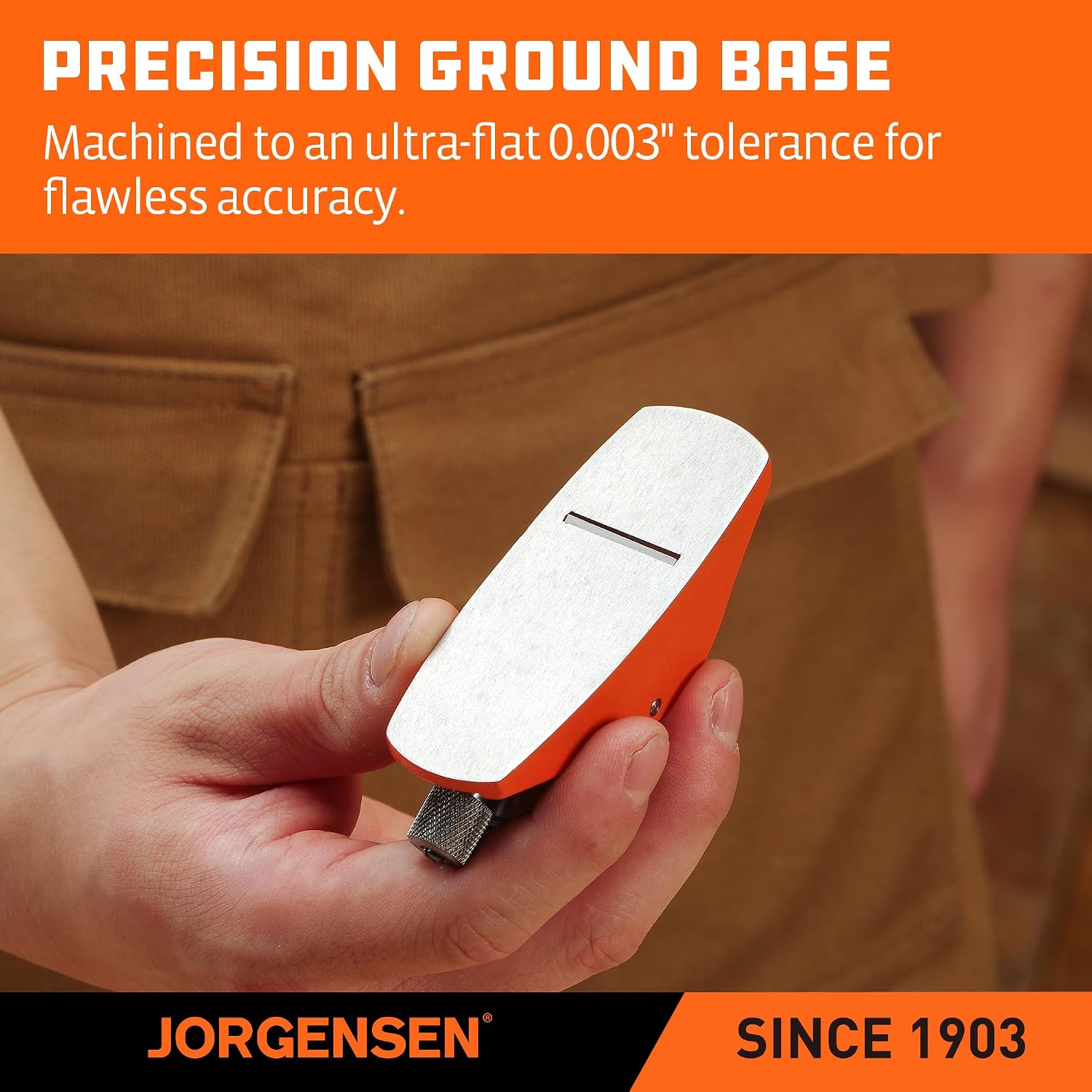 JORGENSEN No.101 Mini Wood Planer - Mini Hand Planer for Woodworking