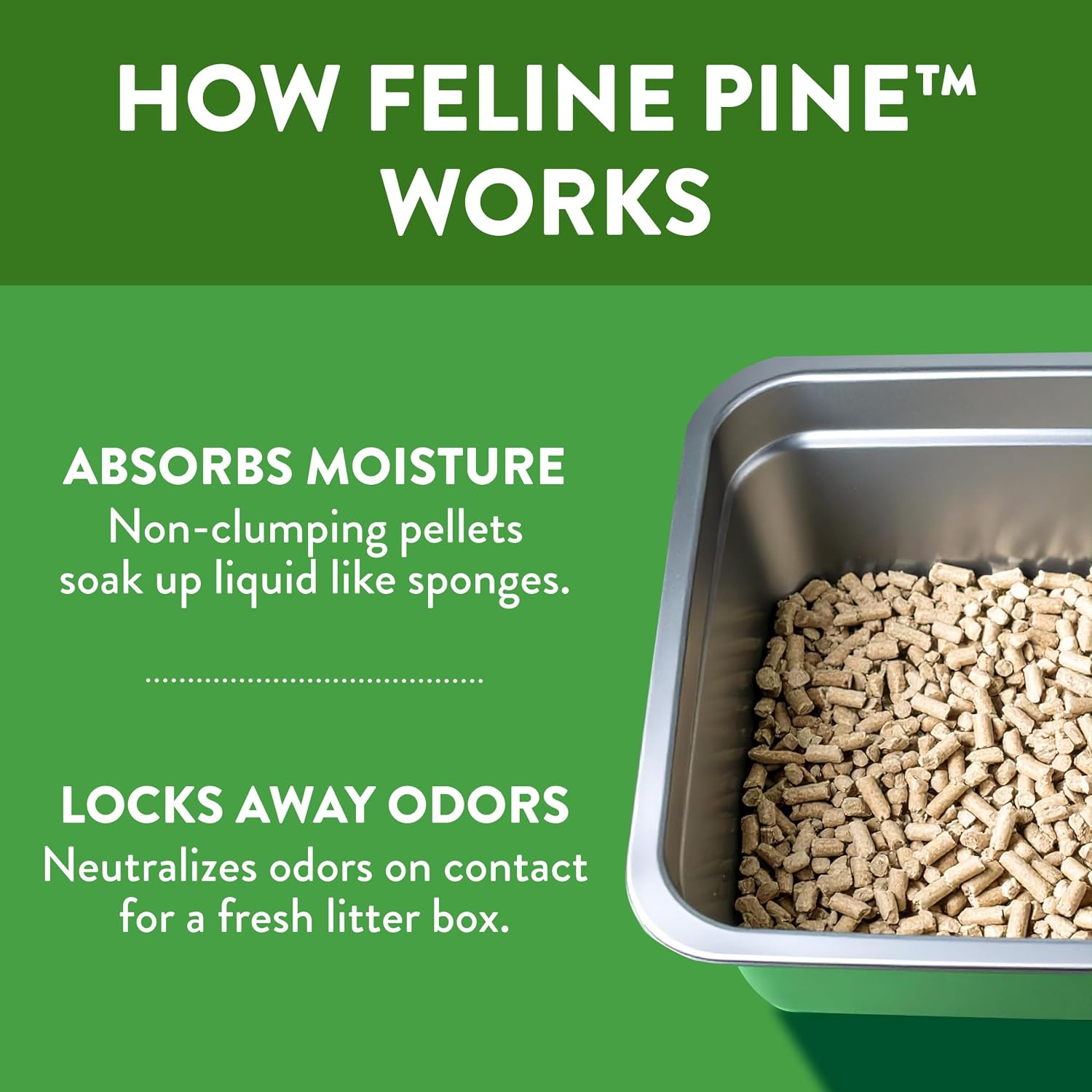 Feline Pine Platinum Non-Clumping Cat Litter 17lb