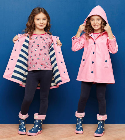 Hatley unisex-child Kids Button-up Rain Jacket