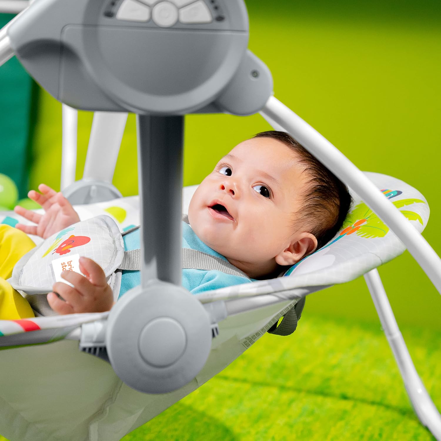 Bright Starts Portable Electric Baby Swing, Newborn to 9 Months