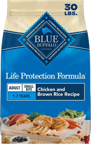 Blue Buffalo Life Protection Formula Small Bite Chicken Dry Dog Food, 30 lb
