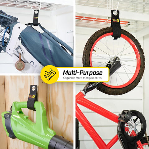 Heavy-Duty Wrap-It Storage Straps - Assorted 6-Pack
