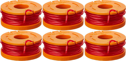 WORX Replacement Spool & Line for String Trimmers, 6 Pack, WA0010