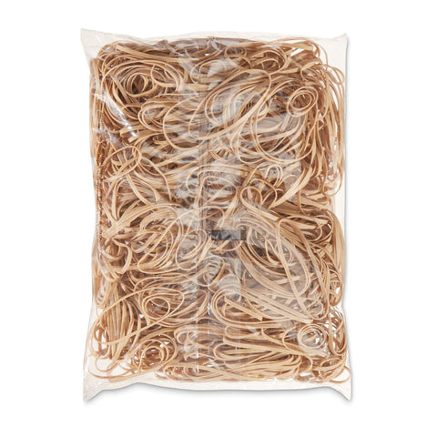 Amazon Basics Rubber Bands, Size 33 (3-1/2 x 1/8 Inch), 600 Bands/1 lb Pack, 3-Pack, Tan