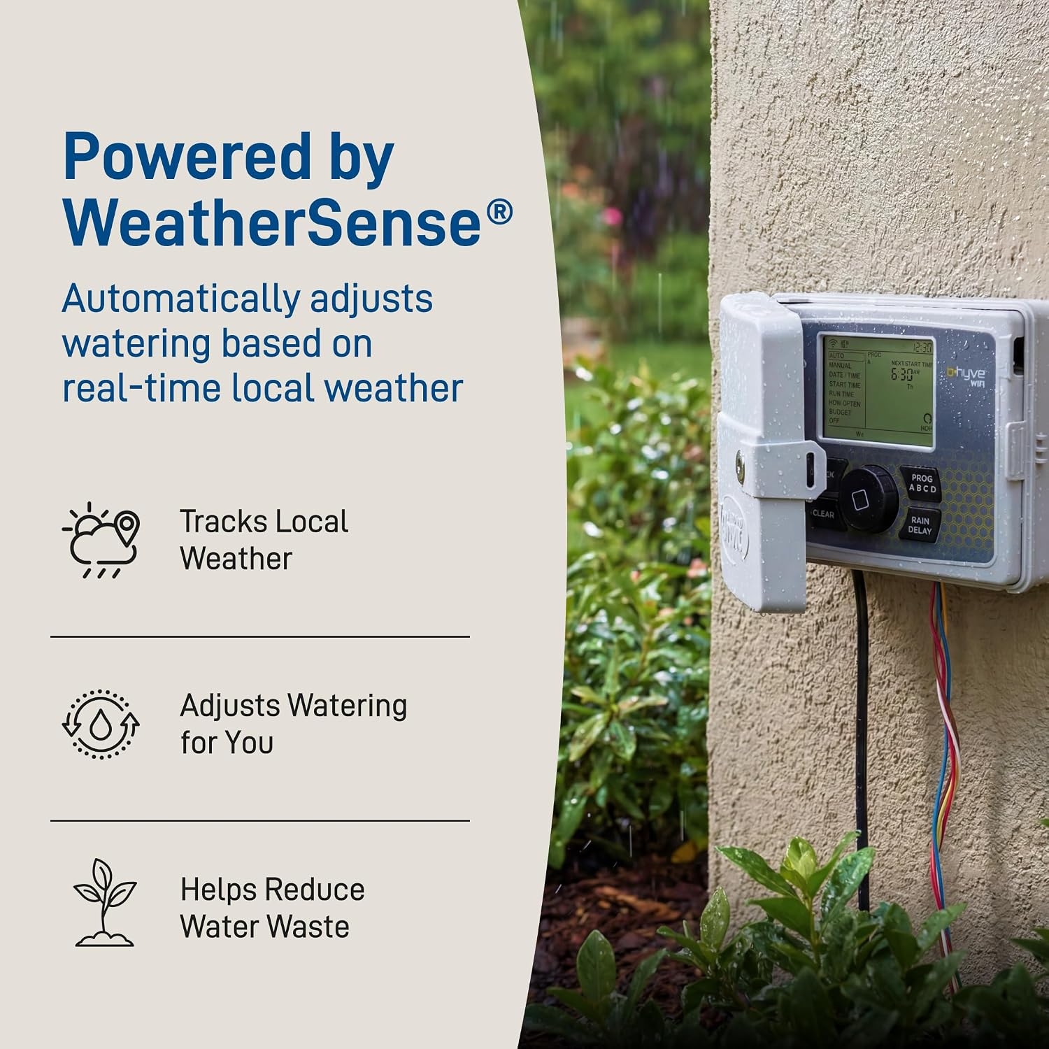Orbit B-hyve Smart Indoor/Outdoor Sprinkler Controller - 12-Zone - App Controlled Smart Controller with Custom Irrigation Schedules - Weatherproof Multi-Zone Sprinkler System - 57950