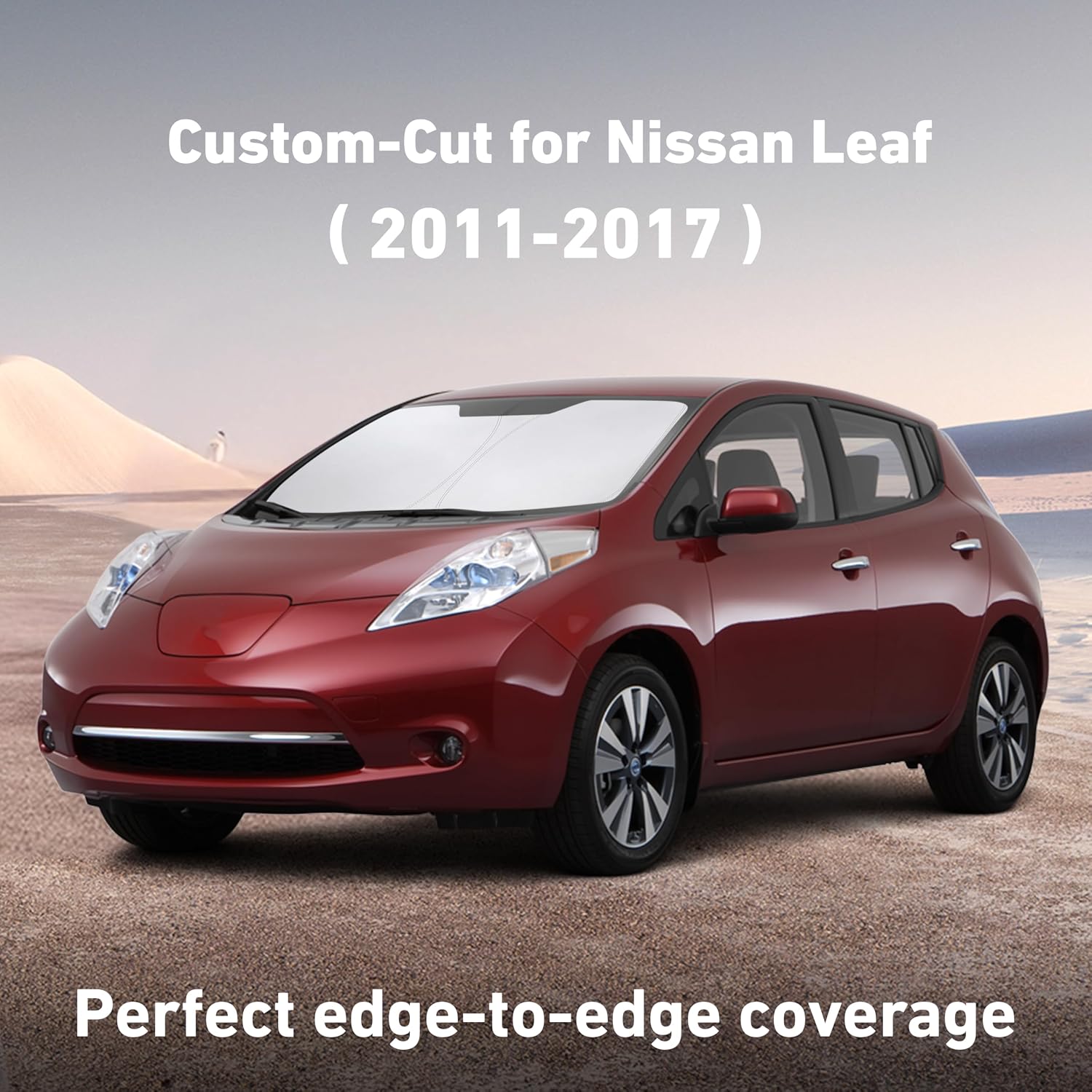 EcoNour Windshield Sunshade Compatible for Nissan Leaf 2011-2015 2016 2017