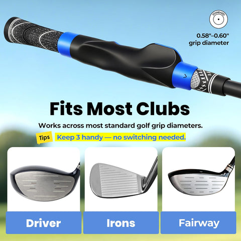 Golf Grip Trainer, Right-Hand Grip Corrector for Golf Club Grips