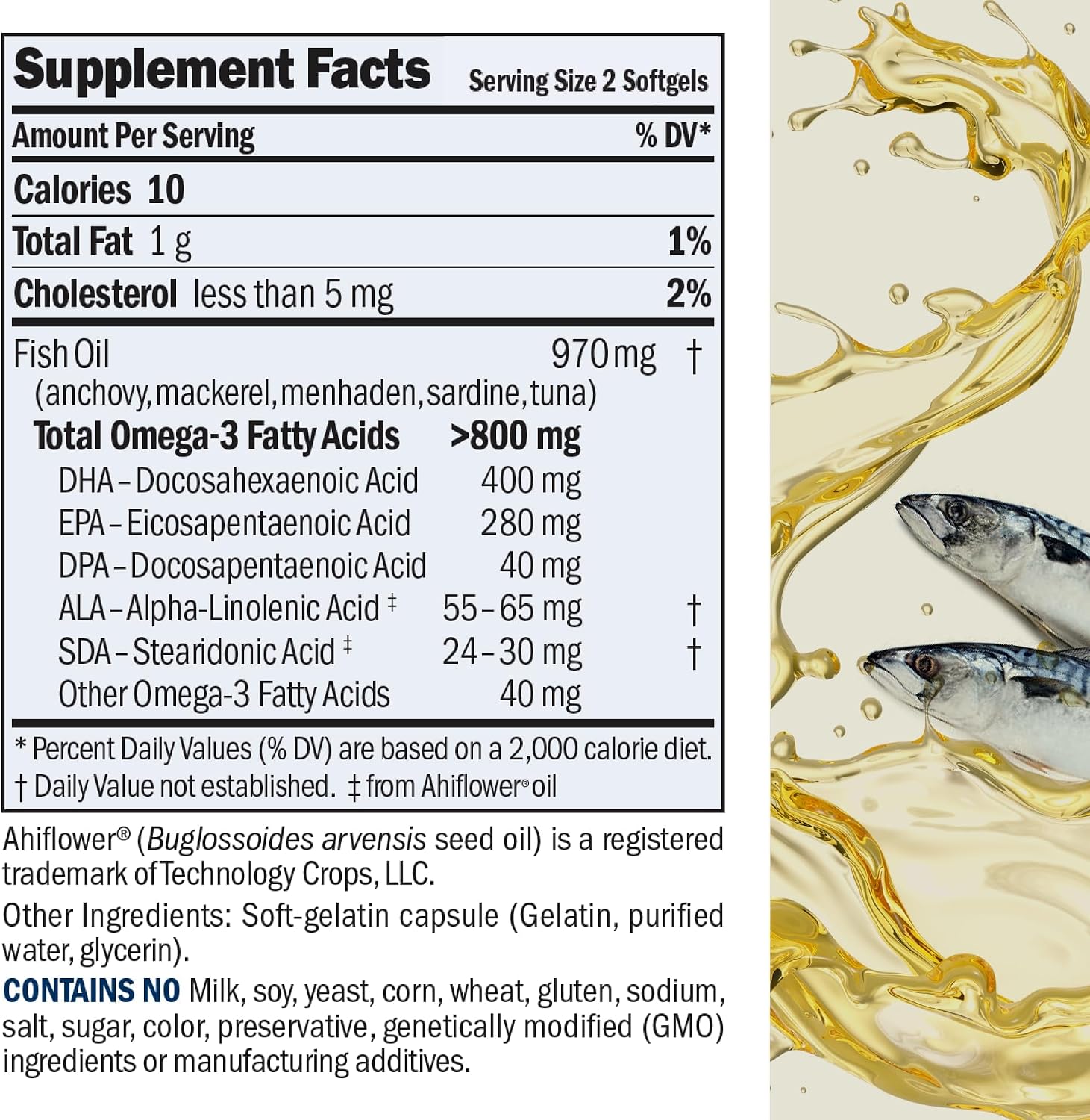 ANDREW LESSMAN Essential Omega-3 Fish Oil Concentrated DHA, 360 Softgels