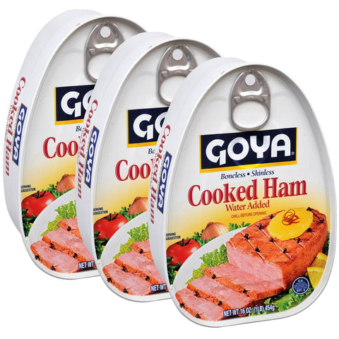 Goya Foods Cooked Ham, 16 Ounce (Pack of 12)
