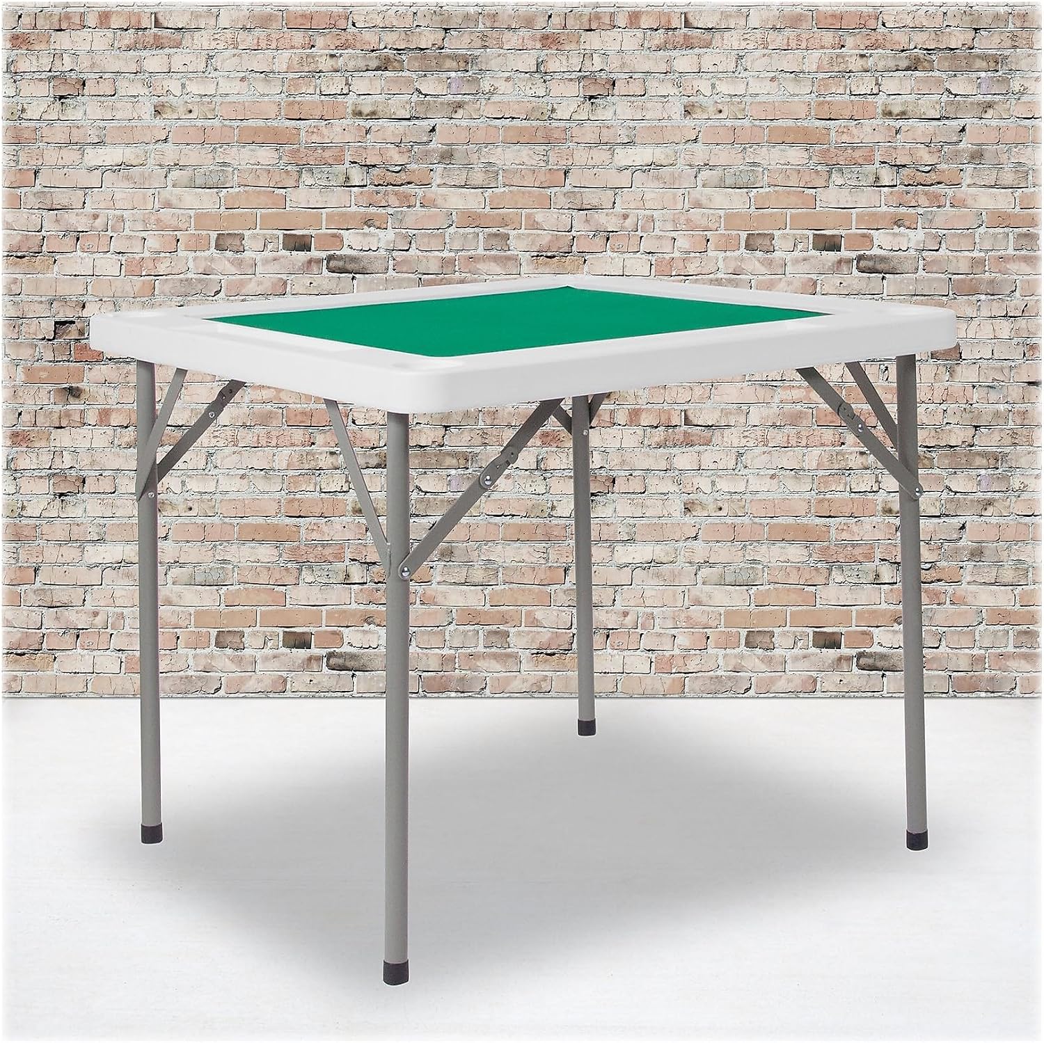 Flash Furniture 34.5" White Folding Card Game Table