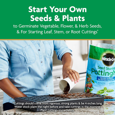 Miracle-Gro Seed Starting Potting Mix, 8 qt.
