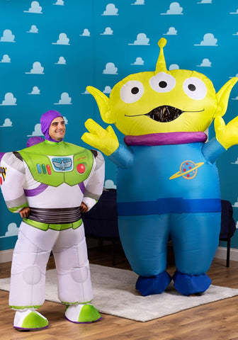 Disguise Men's Buzz Lightyear Inflatable Adult Costume