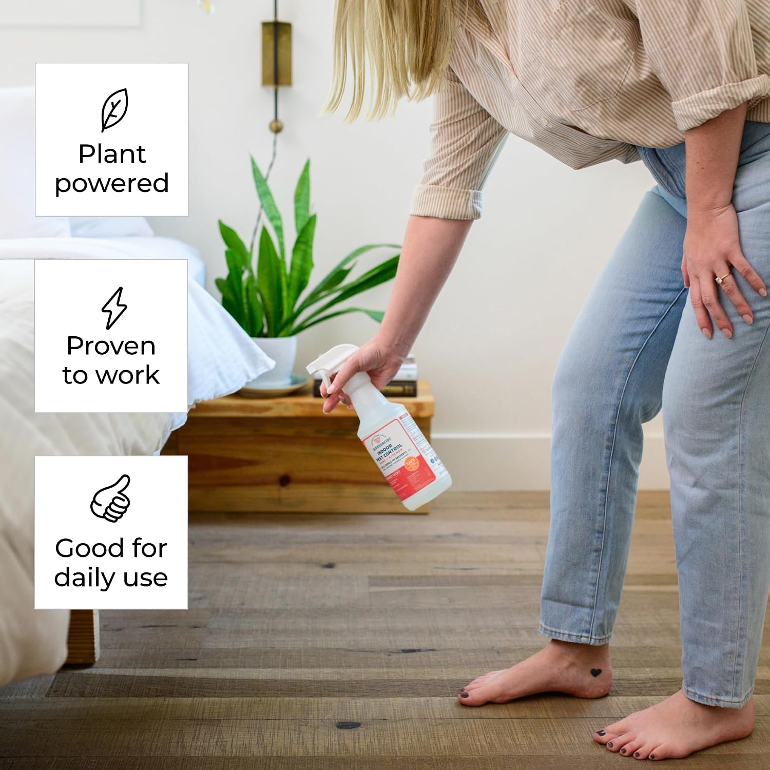 Wondercide - Indoor Pest Control Spray for Home & Kitchen Peppermint 16 oz