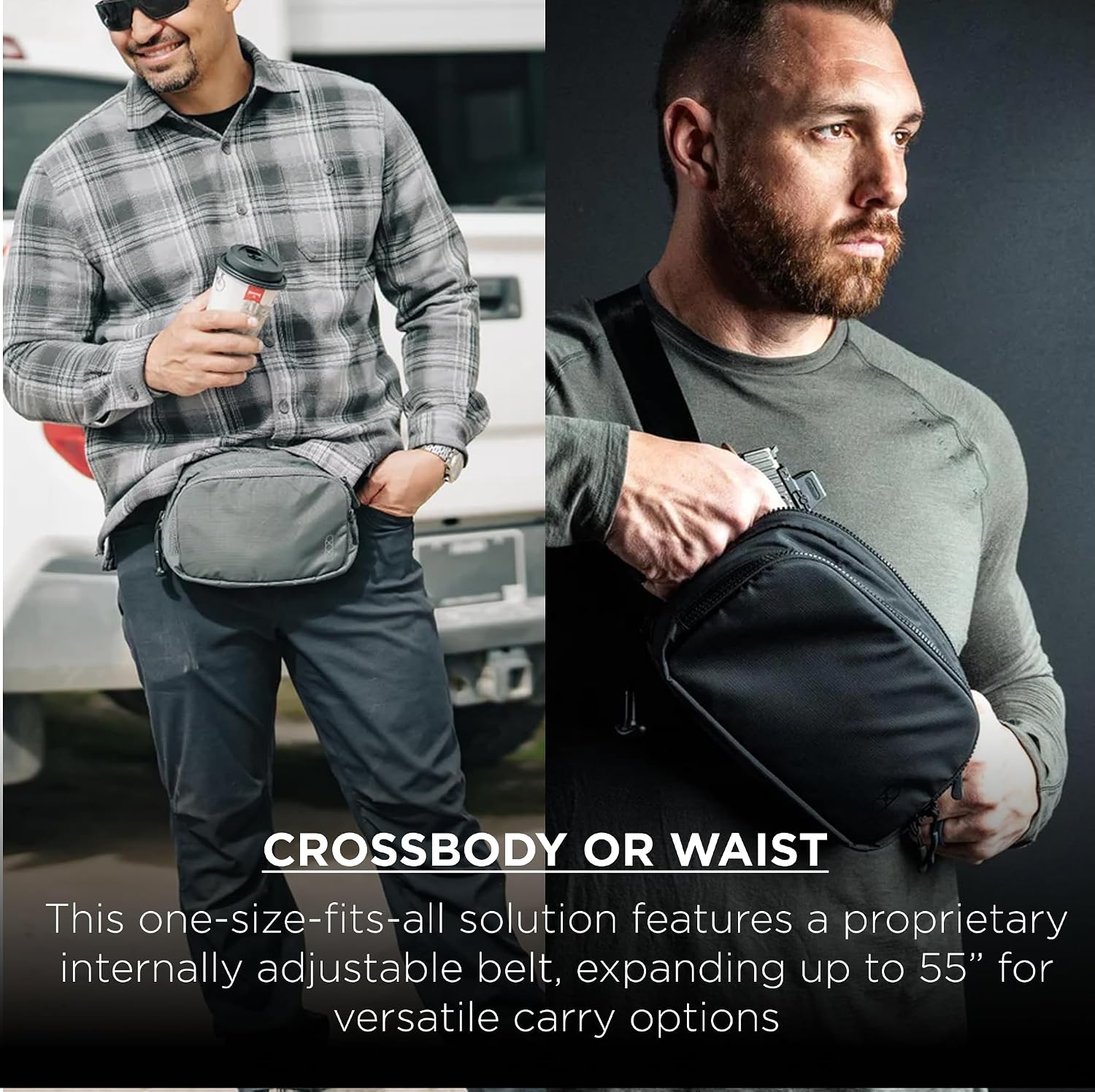 Eberlestock Fade Flex - Concealed Carry Waist Bag, Olive, Standard