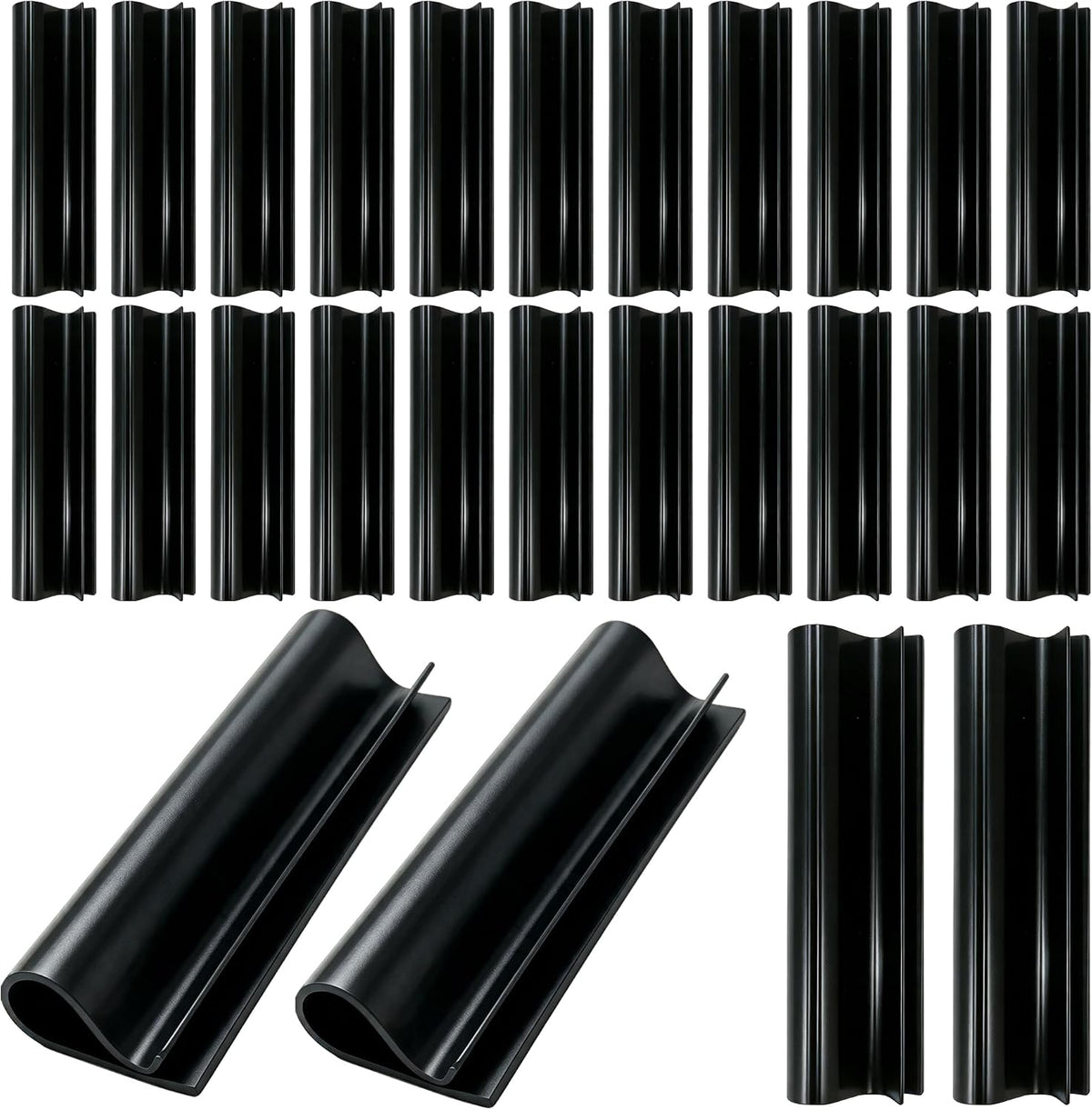 MCSAPIL 60 Pcs 4.7" Pool Cover Clips for Above Ground Pools,Black Pool Clips for Above Ground Pools,Clips for Pool Cover Above Ground