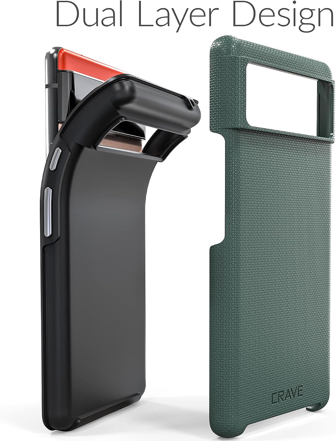 Crave Dual Guard for Google Pixel 6 Case - Forest Green