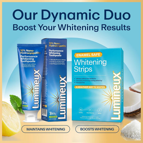 Lumineux 10% Nano Hydroxyapatite Whitening Toothpaste, 3.75 oz, 2 Pack