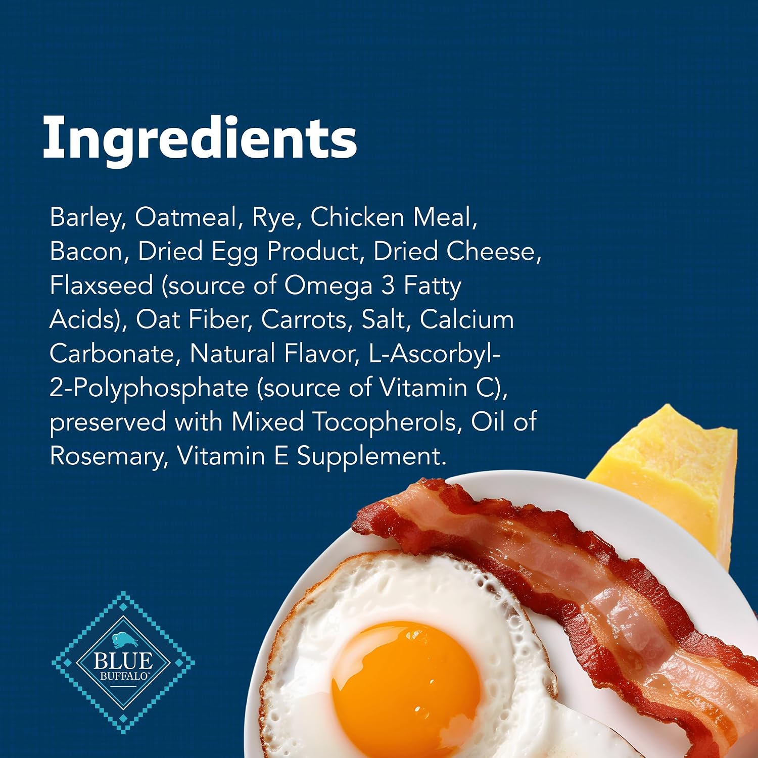 Blue Buffalo Health Bars Bacon Egg & Cheese Mini Dog Biscuits, 2 lb