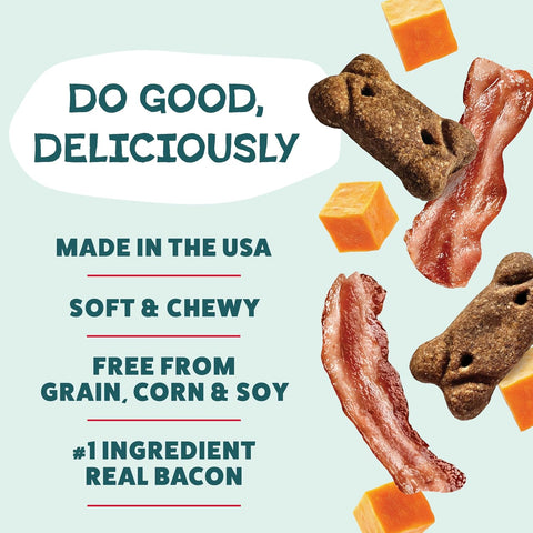 Shameless Pets Bacon Me Crazy Meaty Tenders, Soft Dog Treats, 8oz