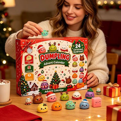 Squishies Advent Calendar 2026 Christmas Countdown Calendar，Style A