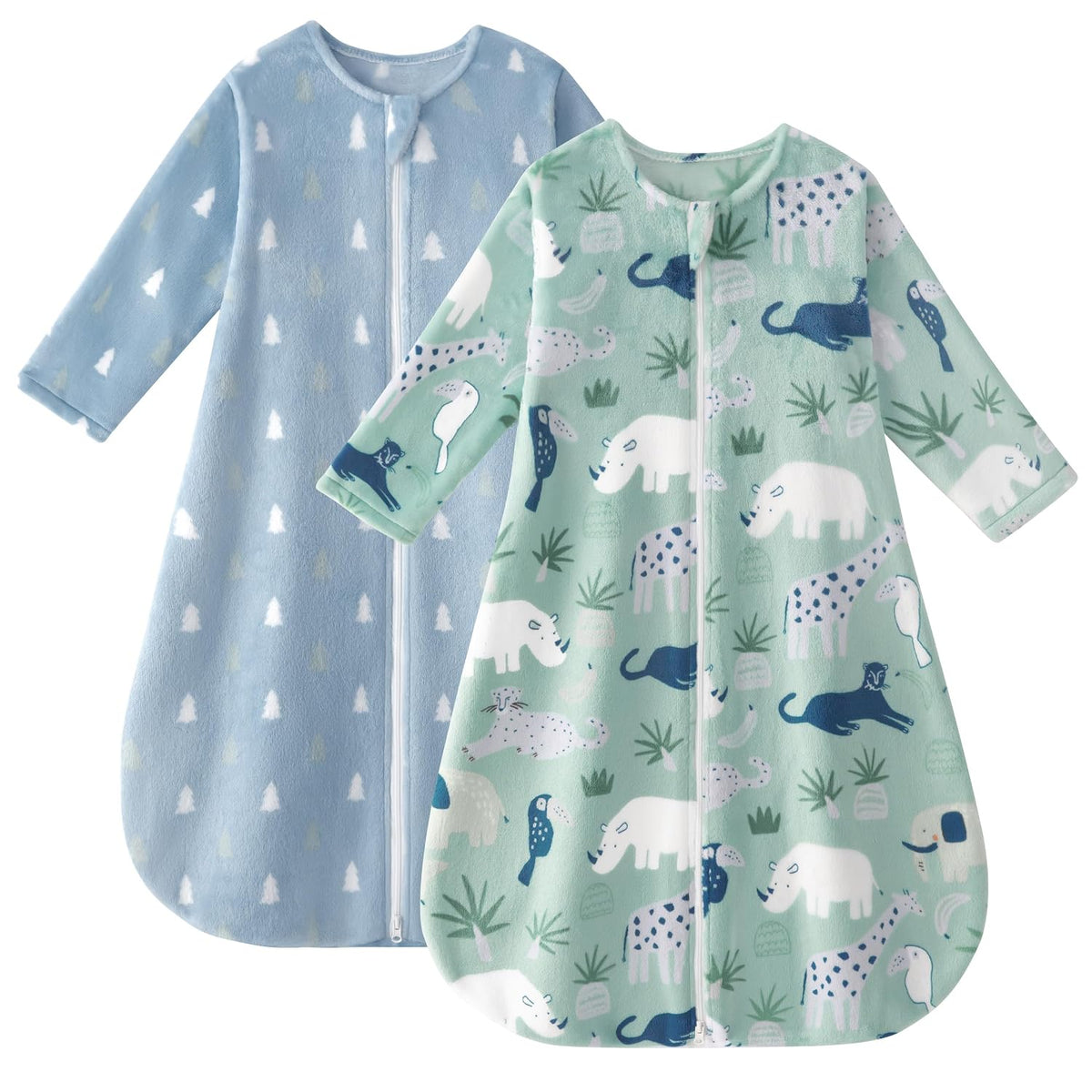 Yoofoss Baby Sleep Sack 18-24 Months TOG 1.5 Long Sleeve 2-Way Zipper